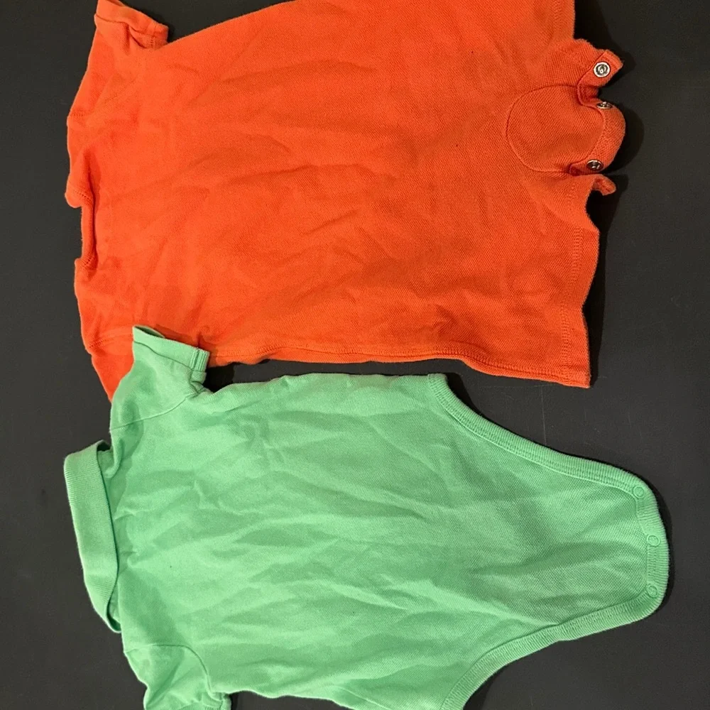 Ralph Lauren Orange Baby Bodysuit‎